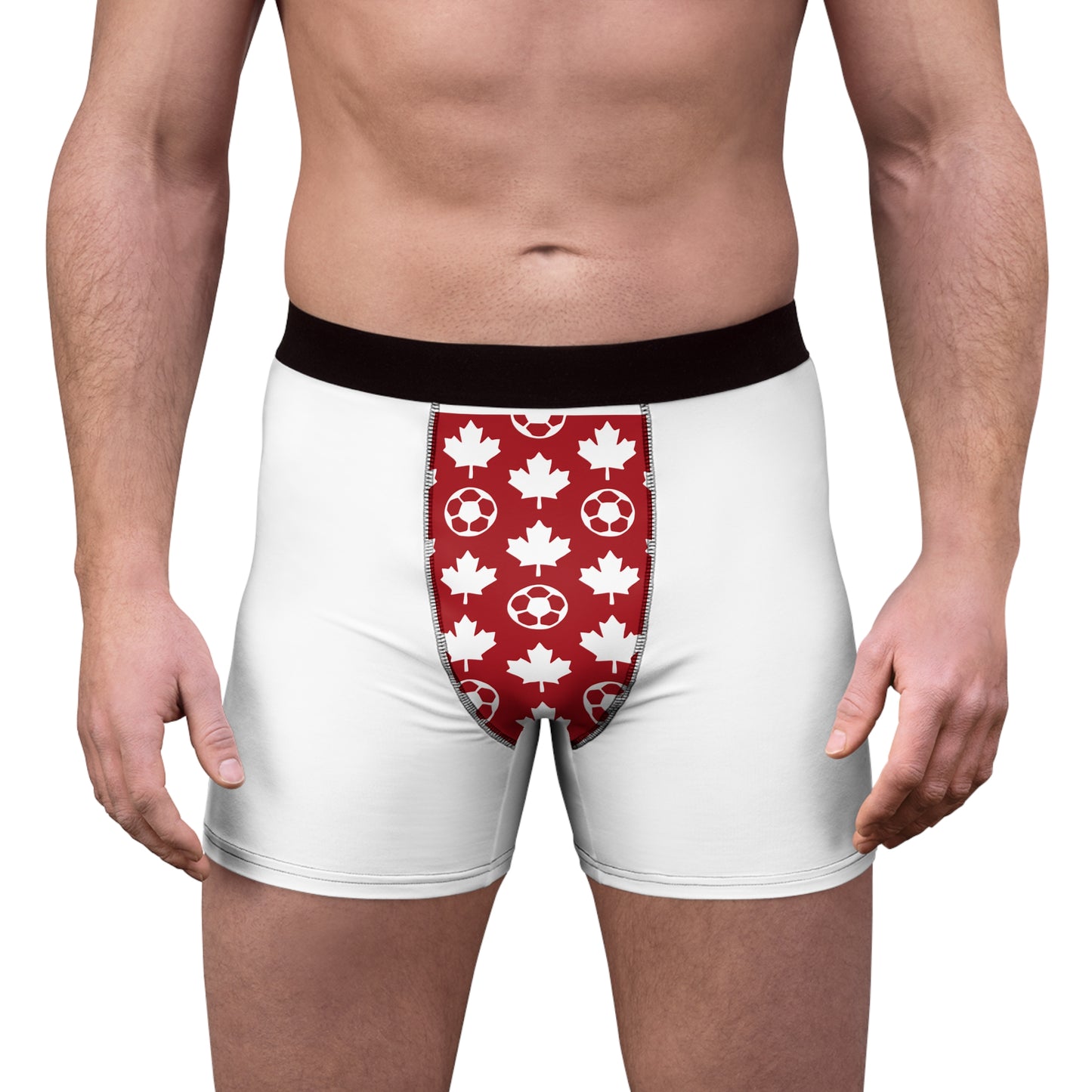 Canadian Soccer Maple Leaf Boxer Briefs