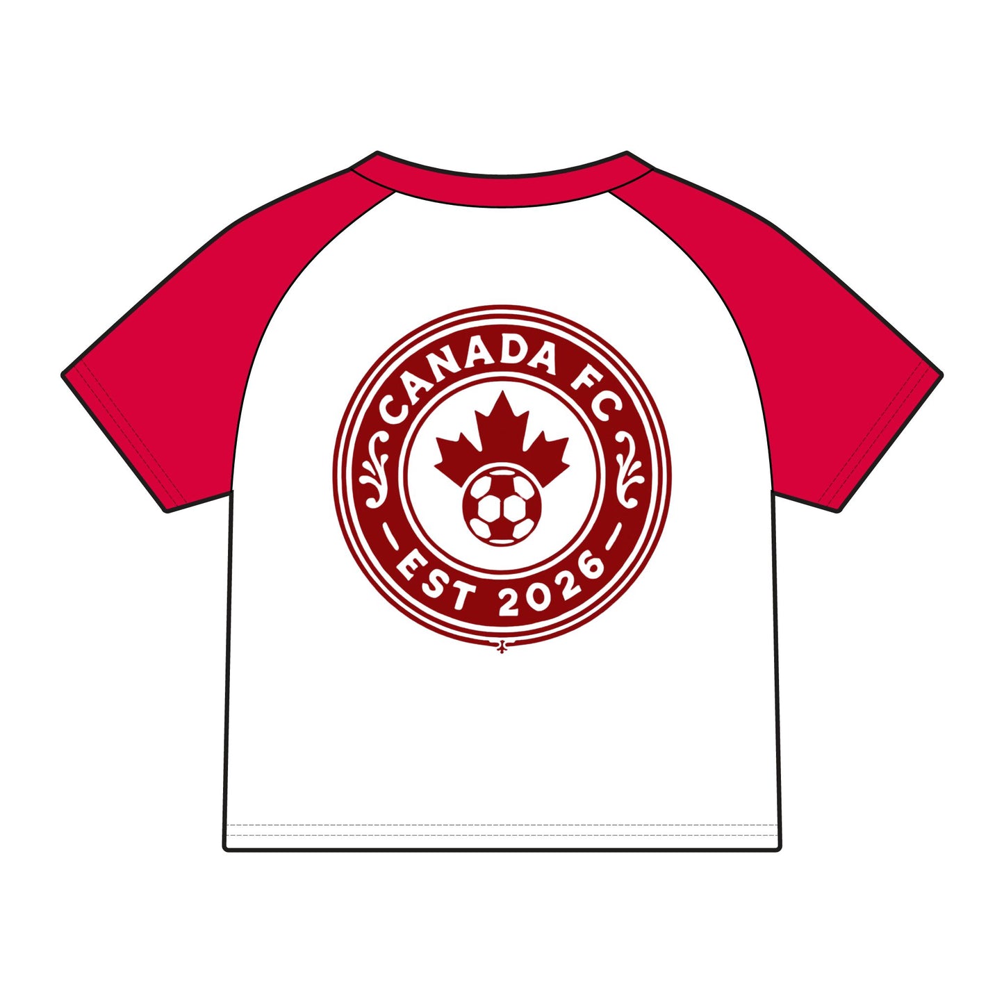 Eh, What a Goal! Raglan Tee — Canada Hockey Fan Shirt